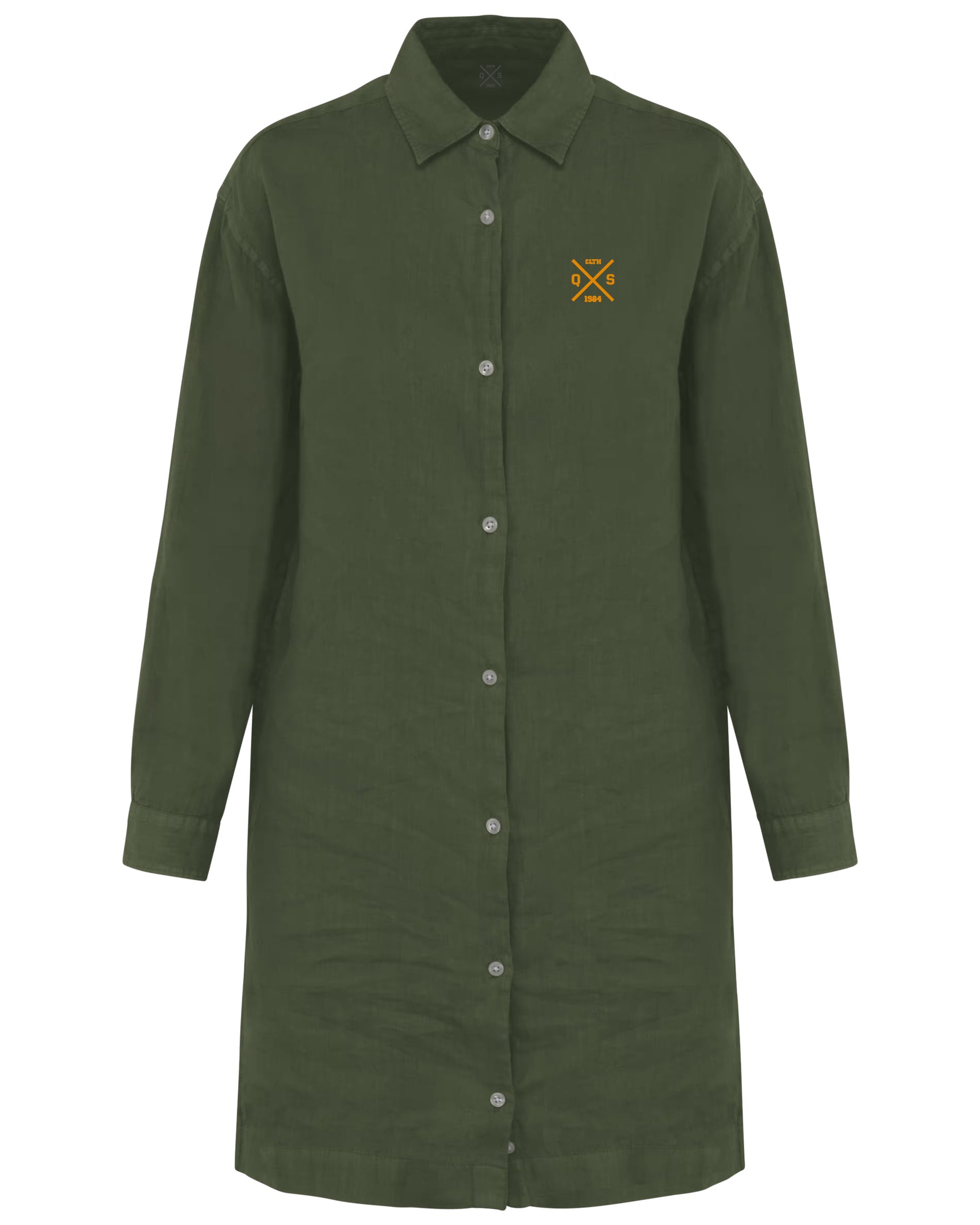 ICONIC LINEN SHIRT DRESS