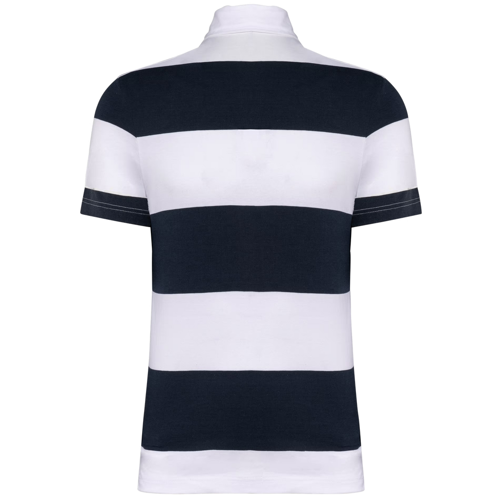 ICONIC STRIPED RUGBY POLO SHIRT