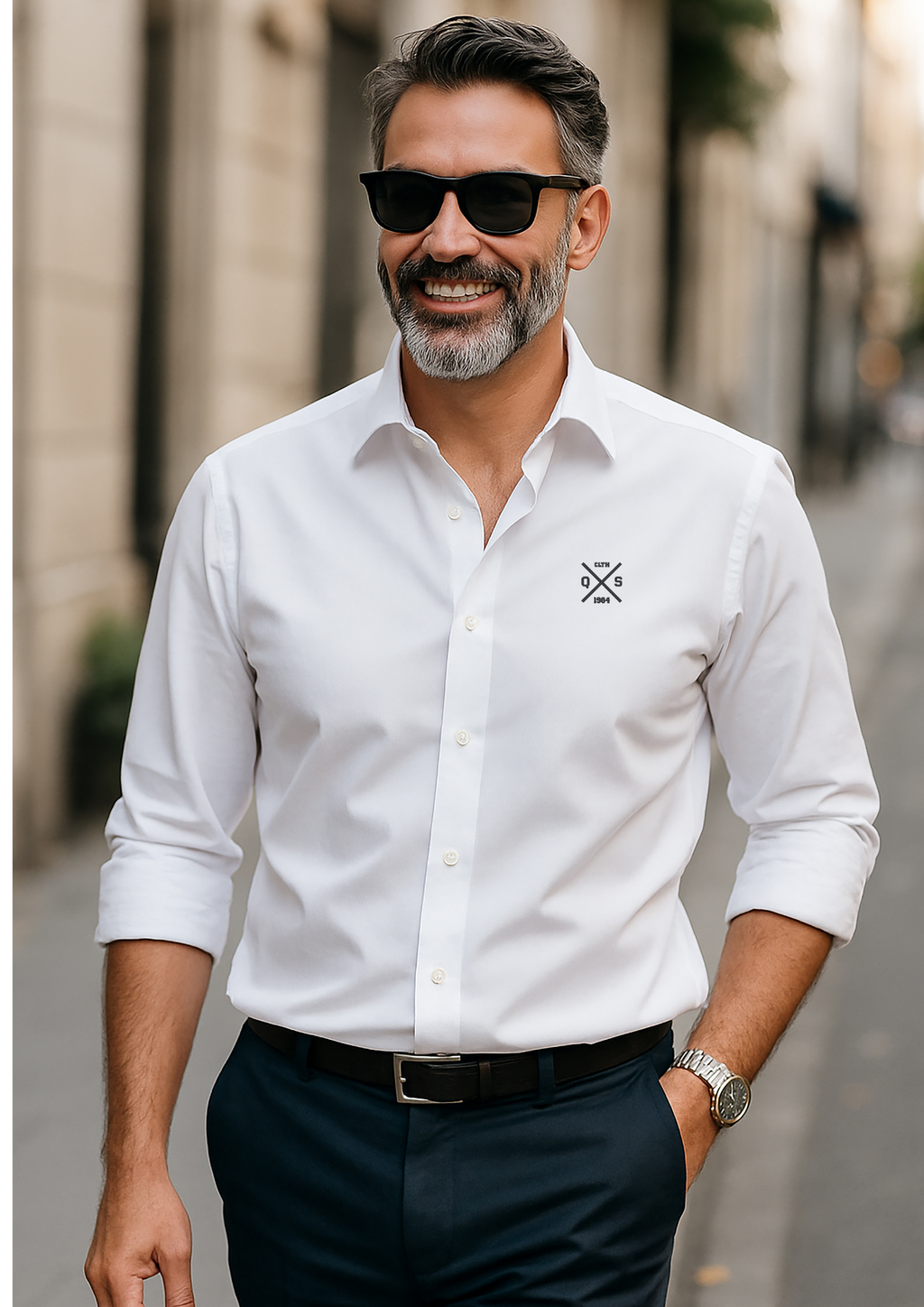 ICONIC COTTON TWILL SHIRT