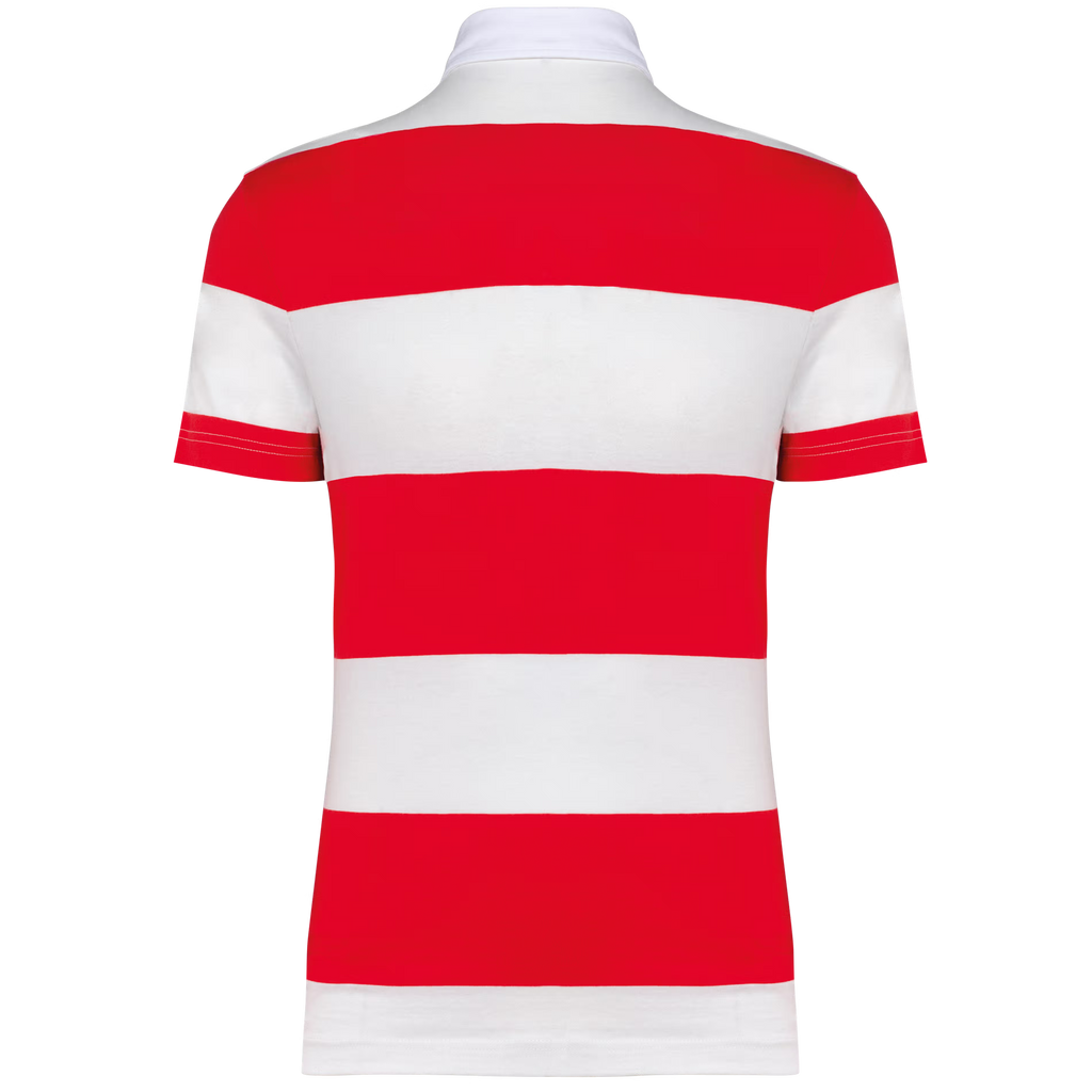 ICONIC STRIPED RUGBY POLO SHIRT