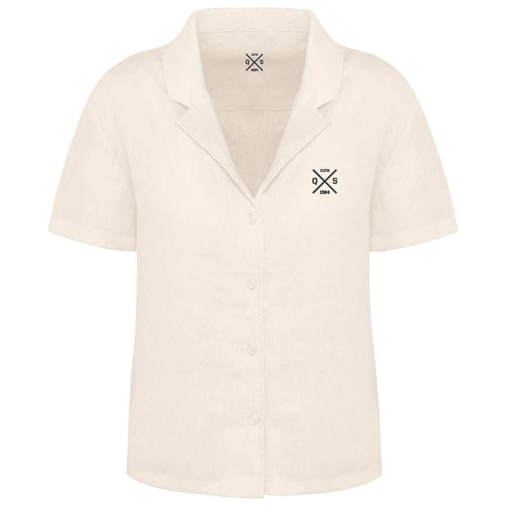 ICONIC CAMP COLLAR SHIRT &amp; LINEN SHORTS
