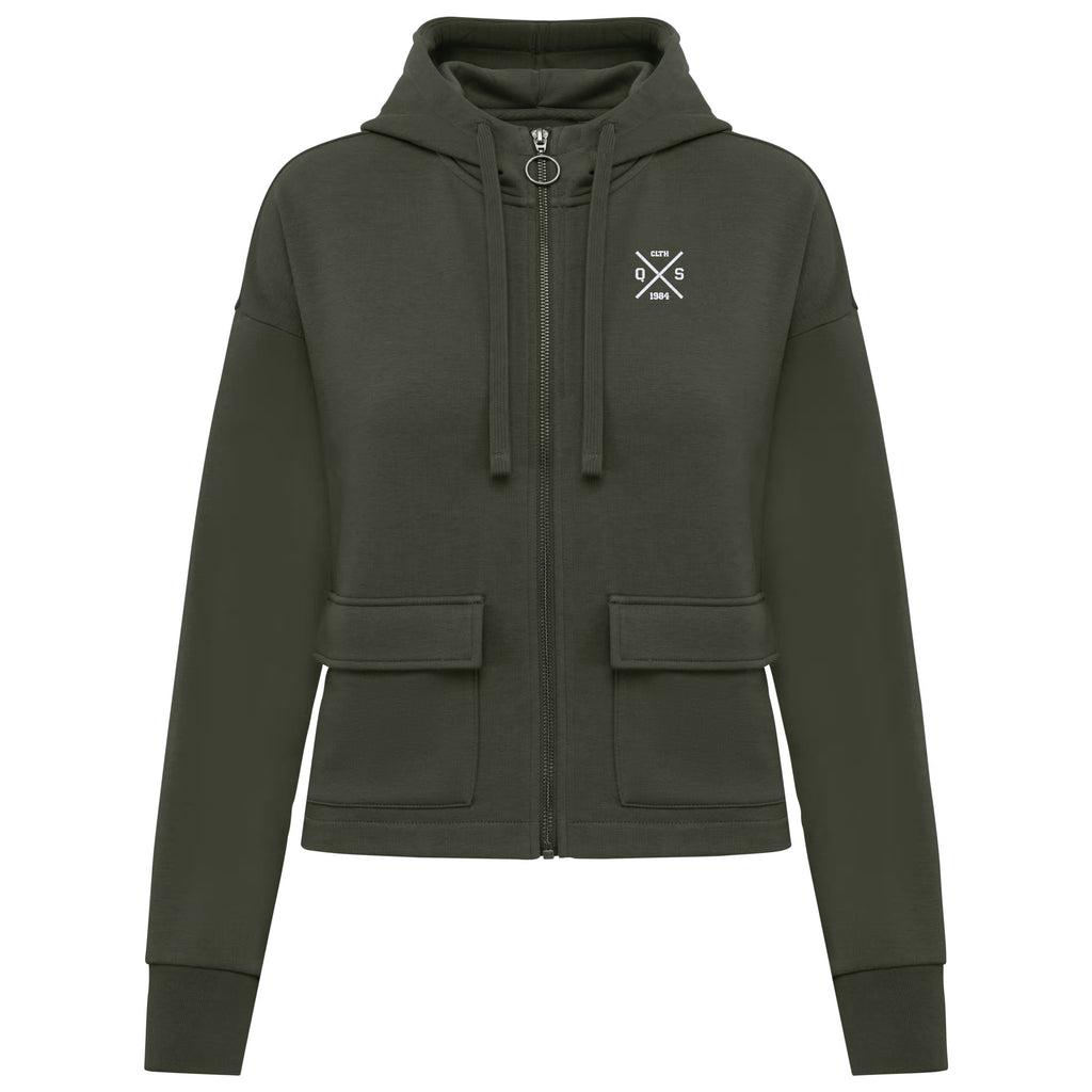 ICONIC ZIP-UP HOODED SWEATSHIRT 