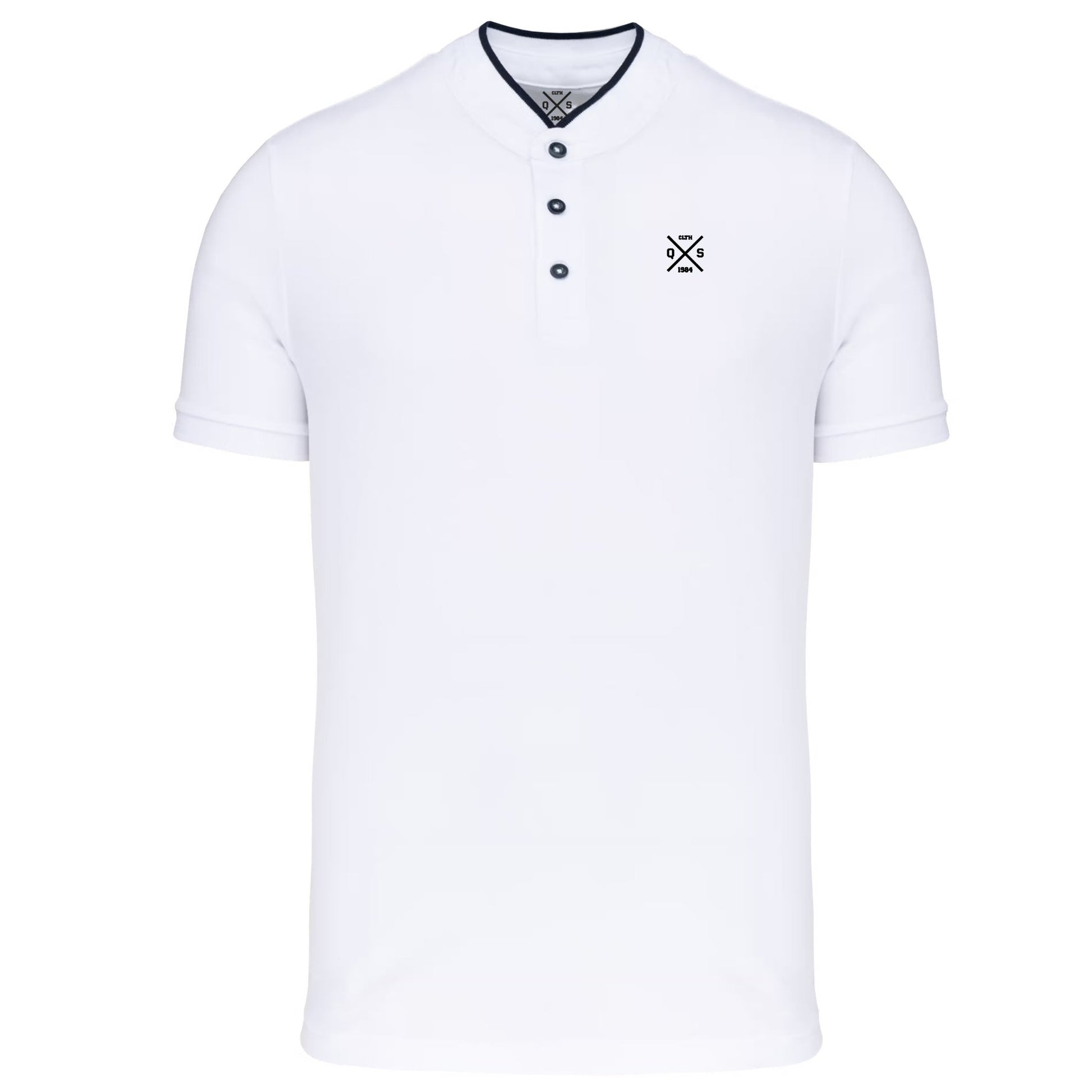 ICONIC MAO COLLAR POLO SHIRT
