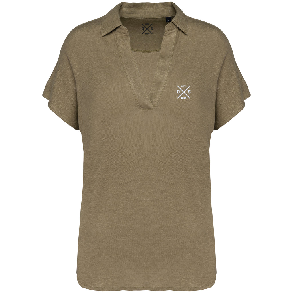 ICONIC PURE LINEN POLO