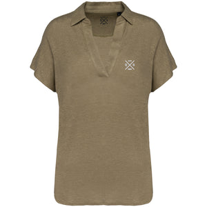 ICONIC PURE LINEN POLO