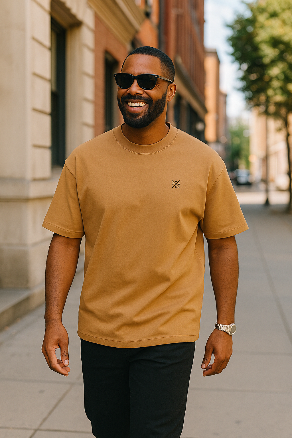 ICONIC OVERSIZED LAUREL T-SHIRT