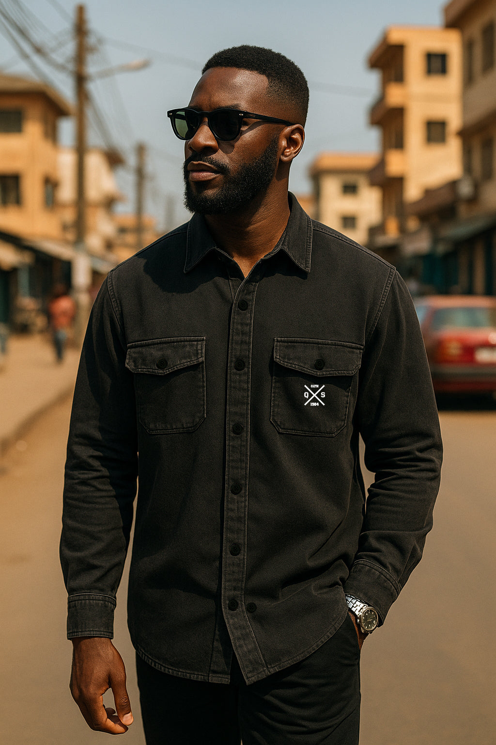 ICONIC WASHED OVERSHIRT