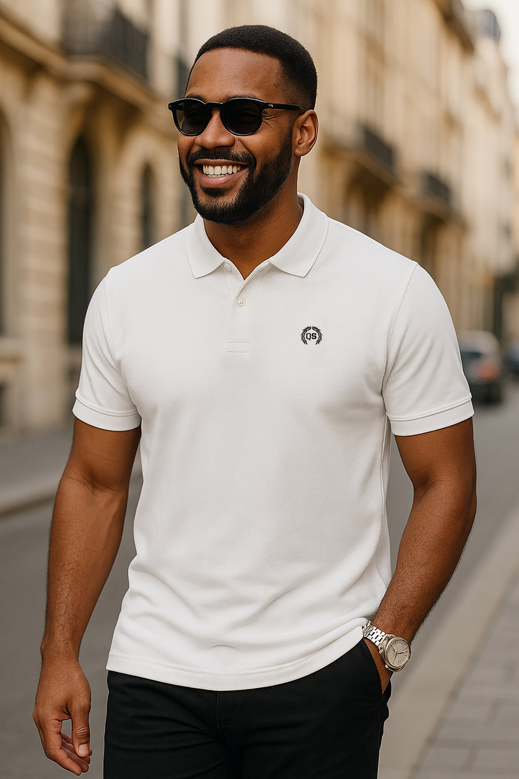 ICONIC LAUREL PIQUÉ POLO