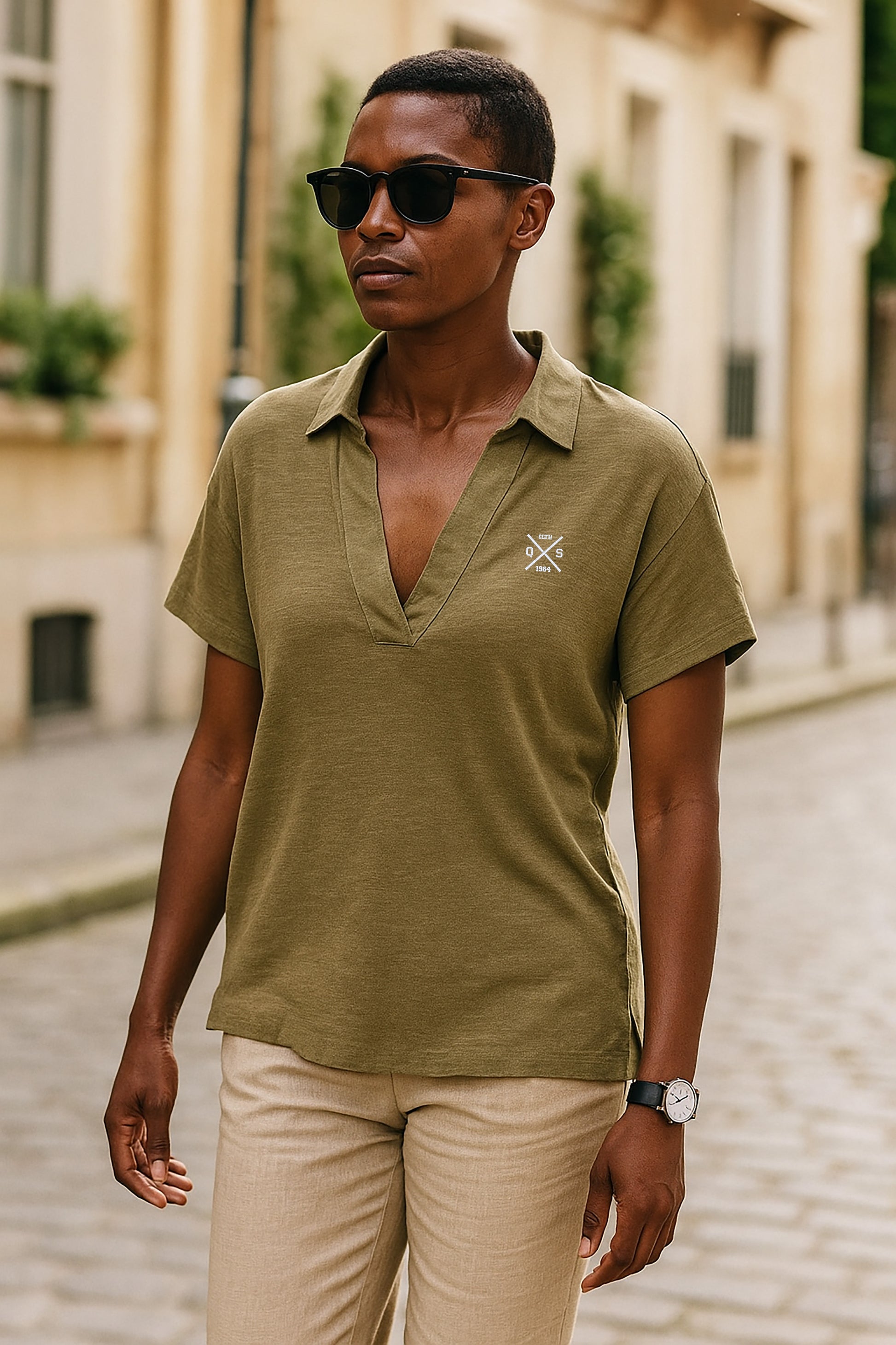 ICONIC PURE LINEN POLO
