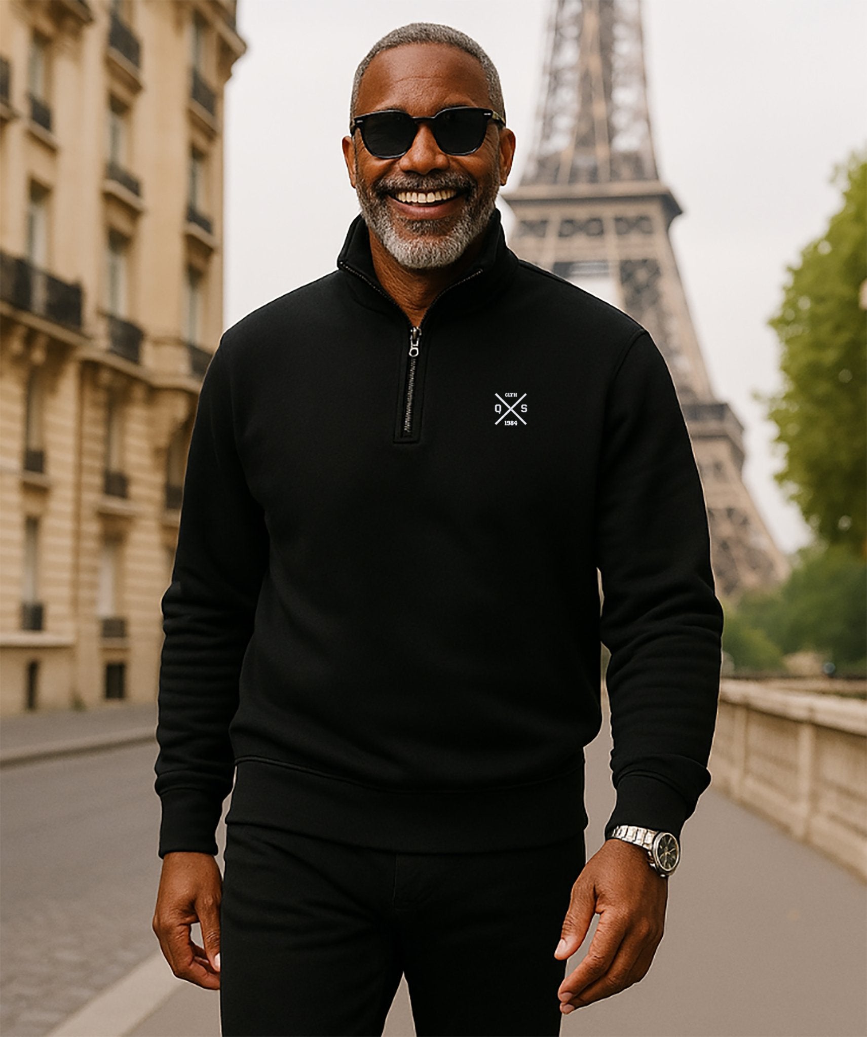ICONISCHE SWEATSHIRT MET RITSSLUITING