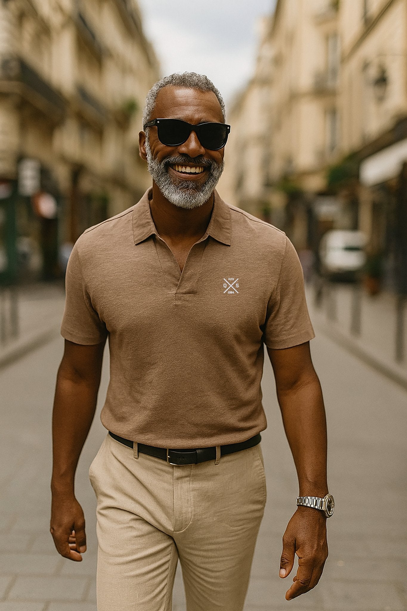 ICONIC LINEN POLO