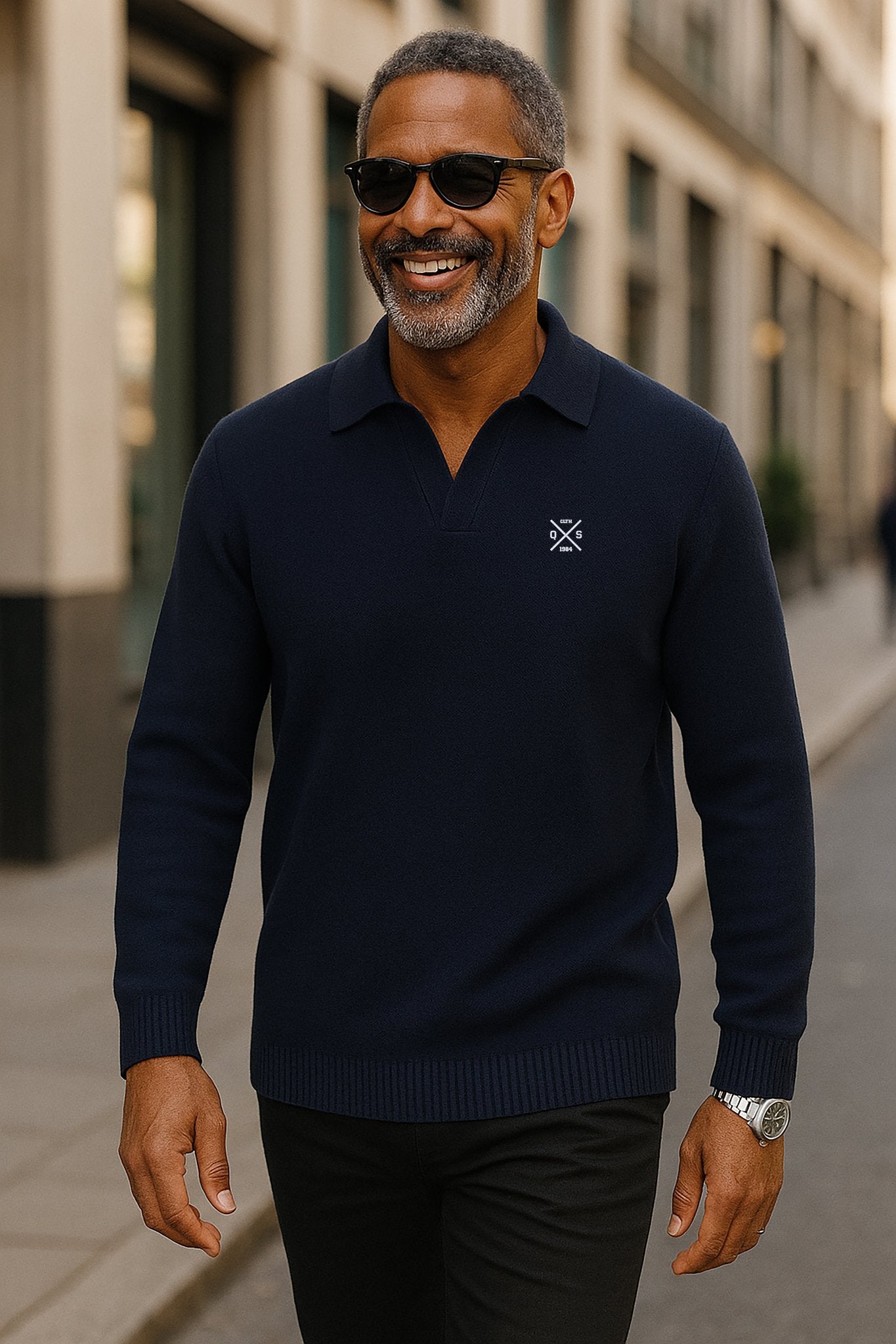 ICONISCHE V-HALS POLO TRUI