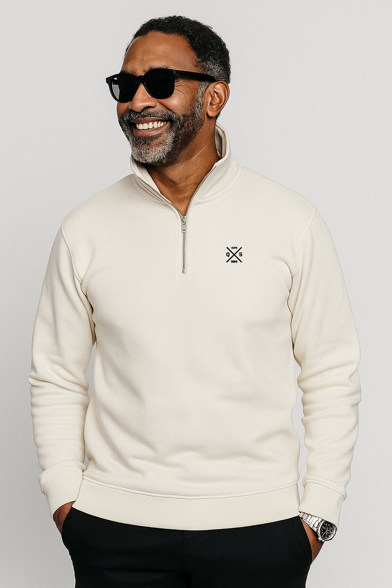 ICONISCHE SWEATSHIRT MET RITSSLUITING