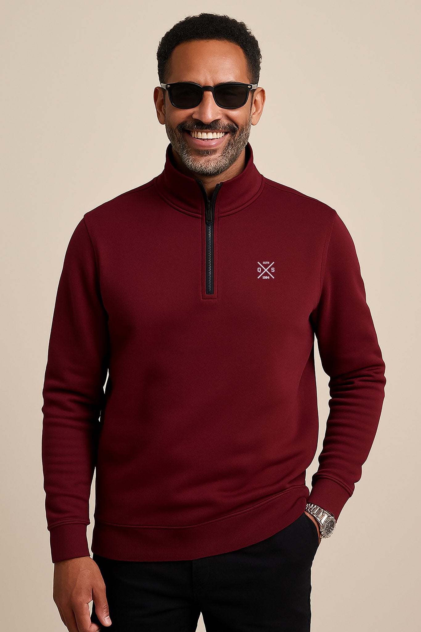 ICONISCHE SWEATSHIRT MET RITSSLUITING