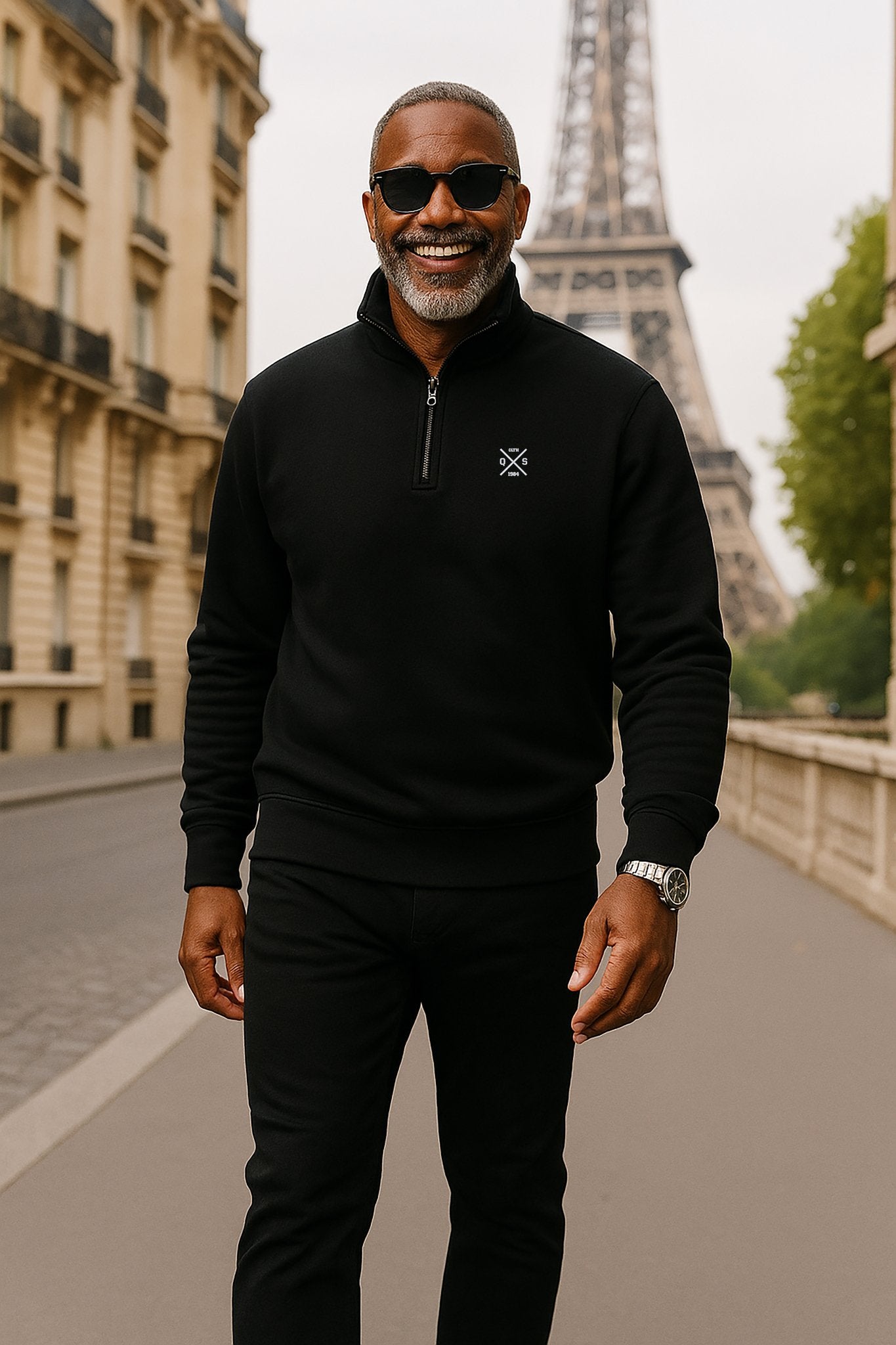 ICONISCHE SWEATSHIRT MET RITSSLUITING