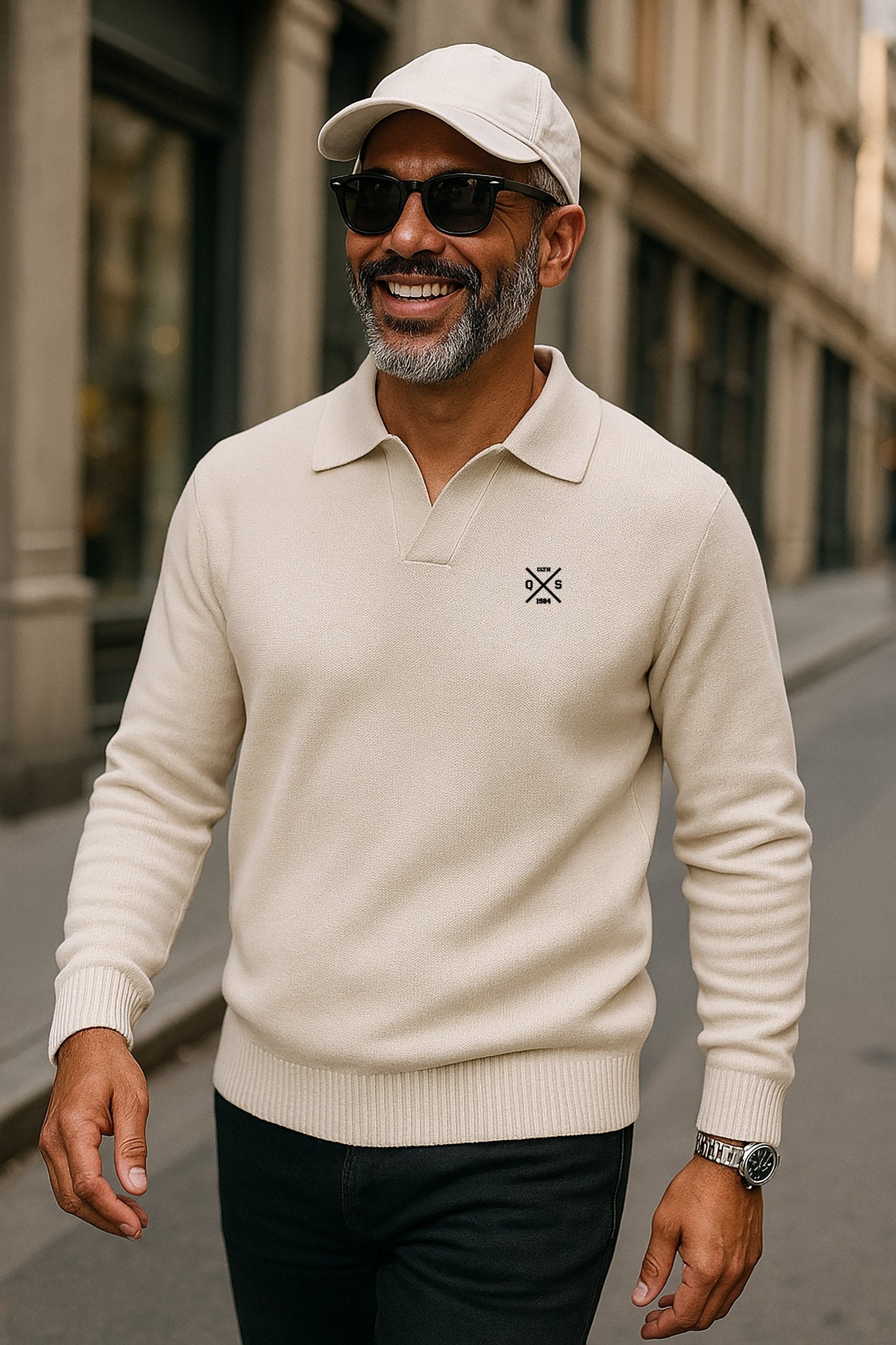 ICONISCHE V-HALS POLO TRUI