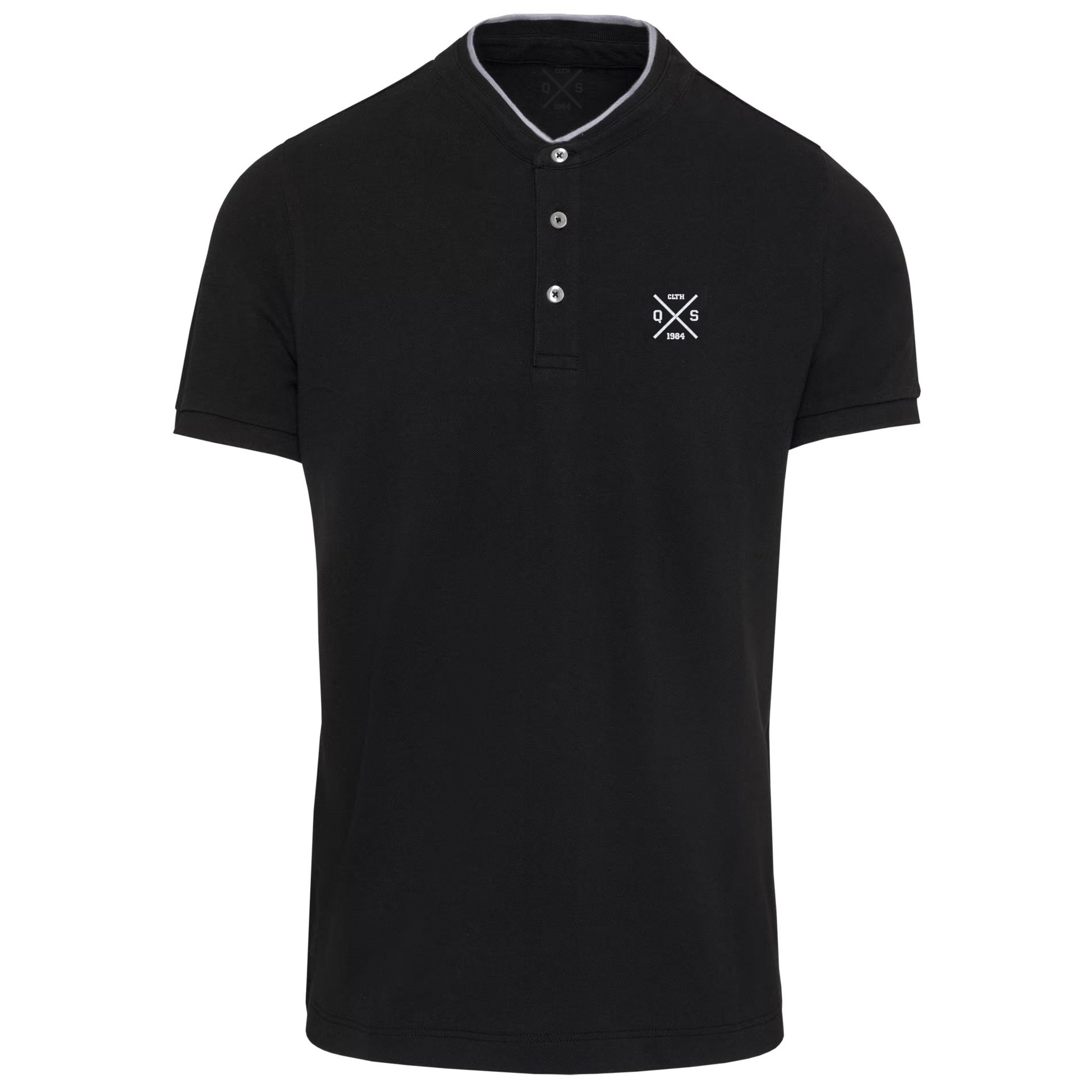 ICONIC MAO COLLAR POLO SHIRT
