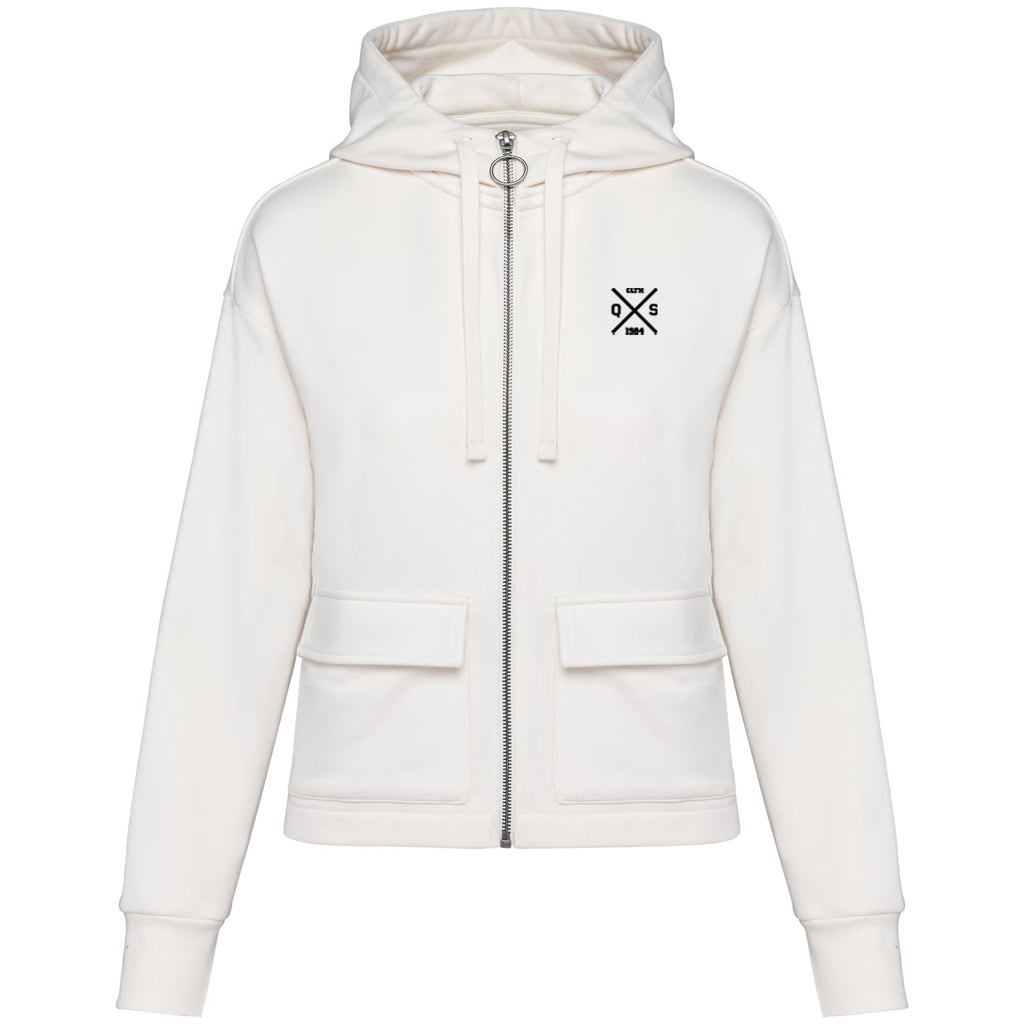ICONIC ZIP-UP HOODED SWEATSHIRT 