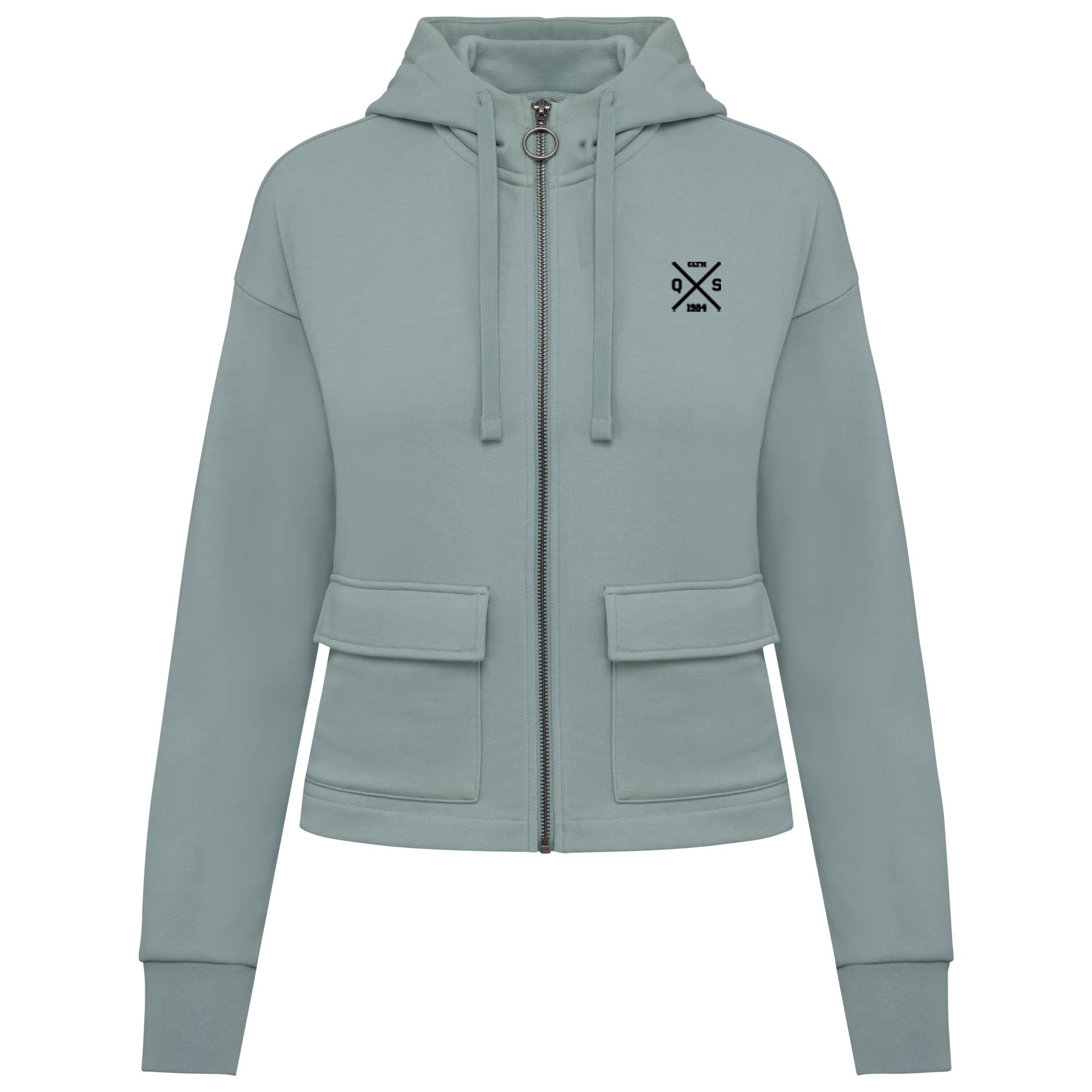 ICONIC ZIP-UP HOODED SWEATSHIRT 