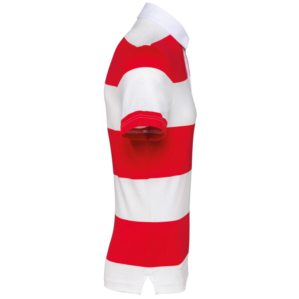 ICONIC STRIPED RUGBY POLO SHIRT