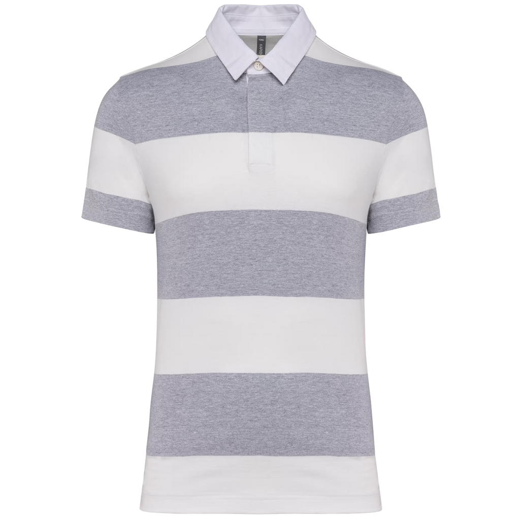 ICONISCH GESTREEPT RUGBY POLOSHIRT