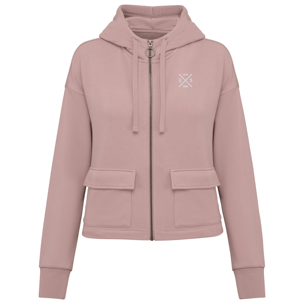 ICONIC ZIP-UP HOODED SWEATSHIRT 