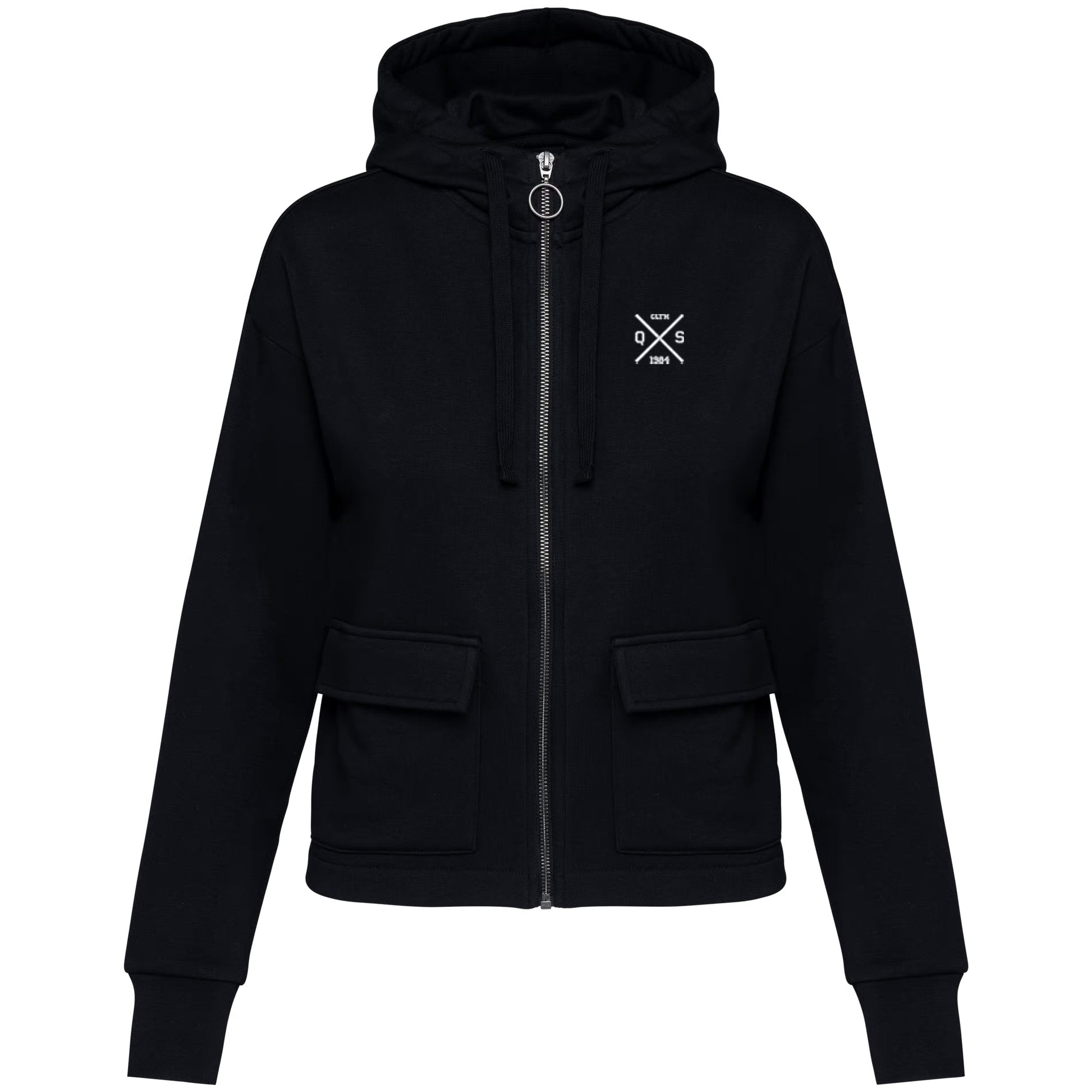ICONIC ZIP-UP HOODED SWEATSHIRT