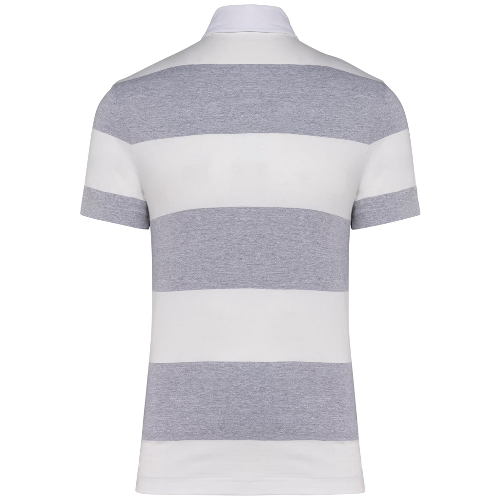 ICONIC STRIPED RUGBY POLO SHIRT