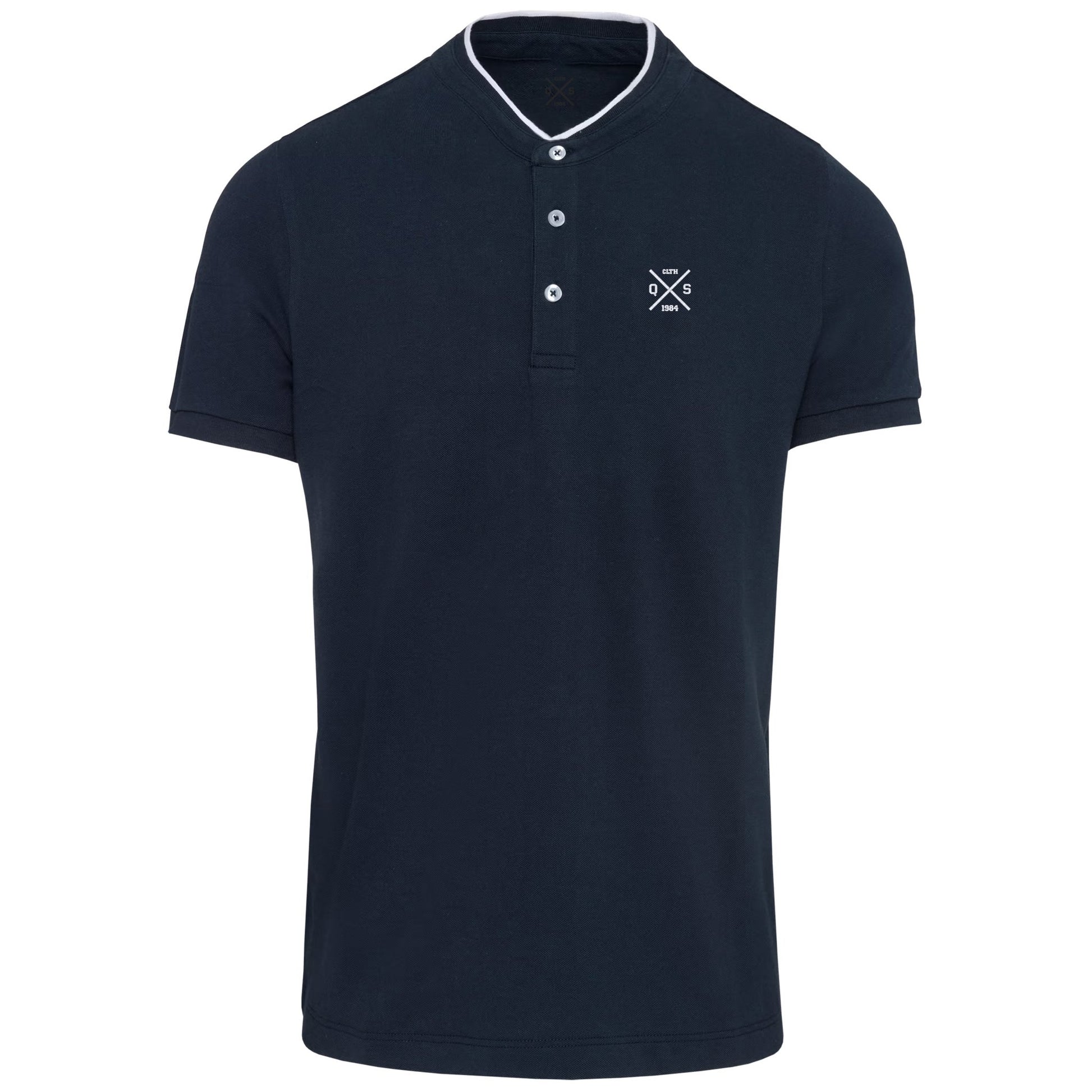 ICONIC MAO COLLAR POLO SHIRT